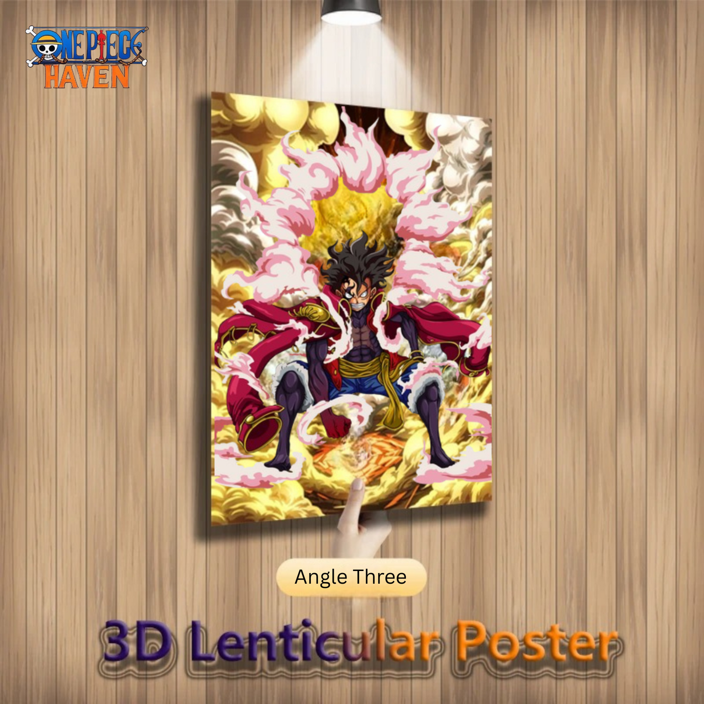 One Piece Haven Luffy Gear 5 3D Lenticular Poster