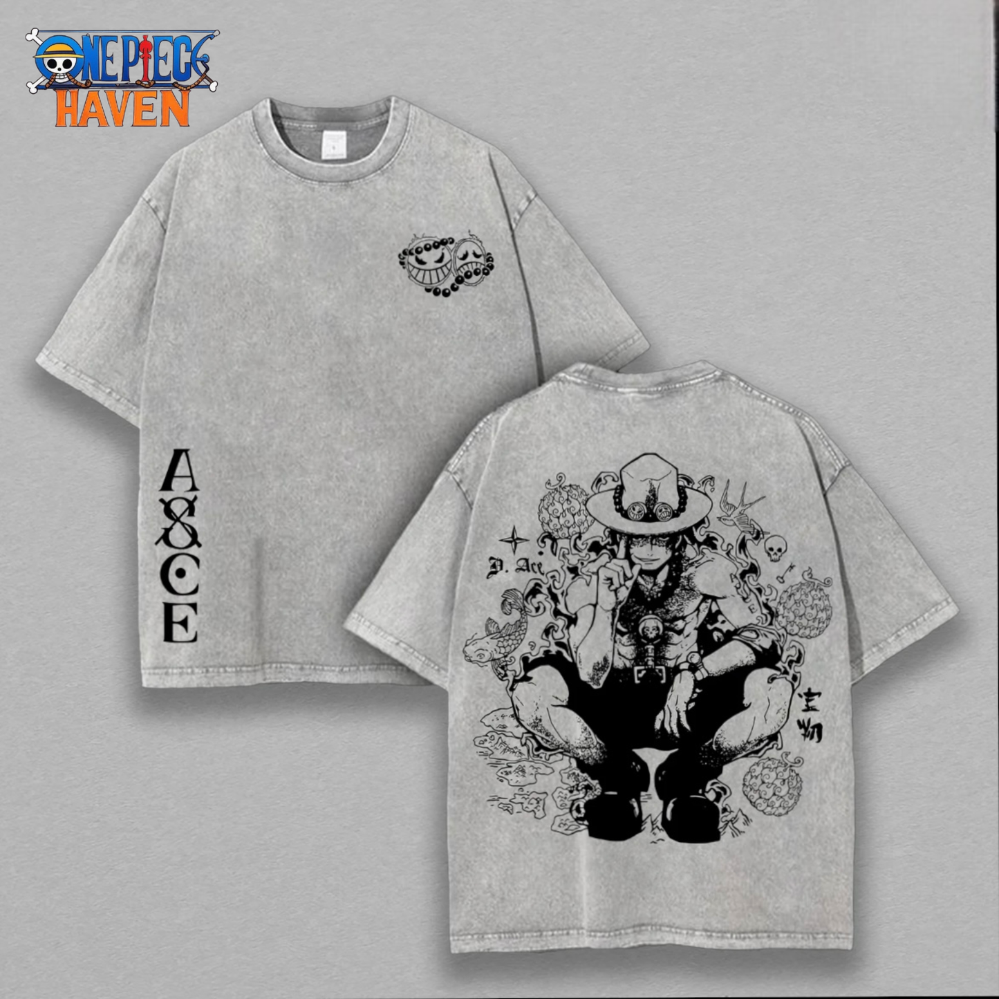 One Piece Haven Official Vintage Oversized Washed T-Shirt™