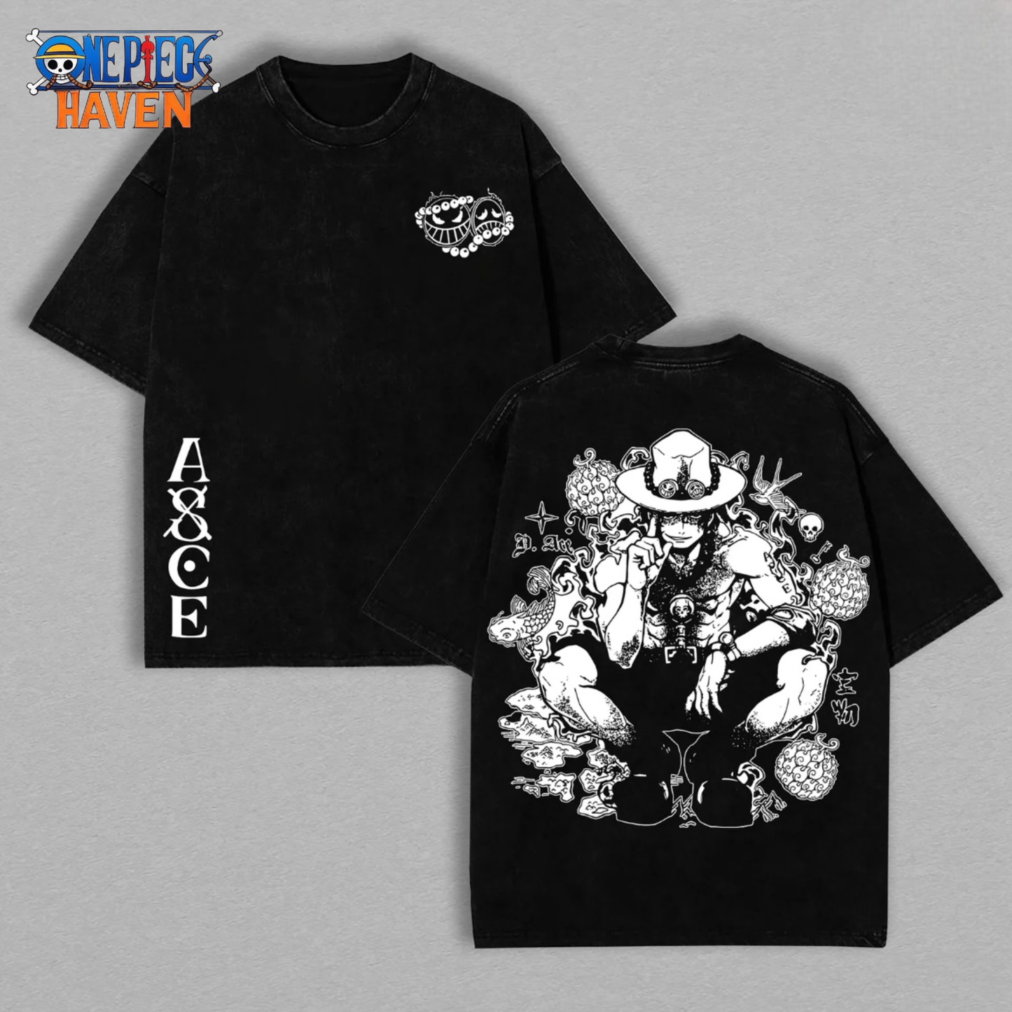 One Piece Haven Official Vintage Oversized Washed T-Shirt™
